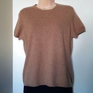 VALERIE STEVENS 100% CASHMERE TEE